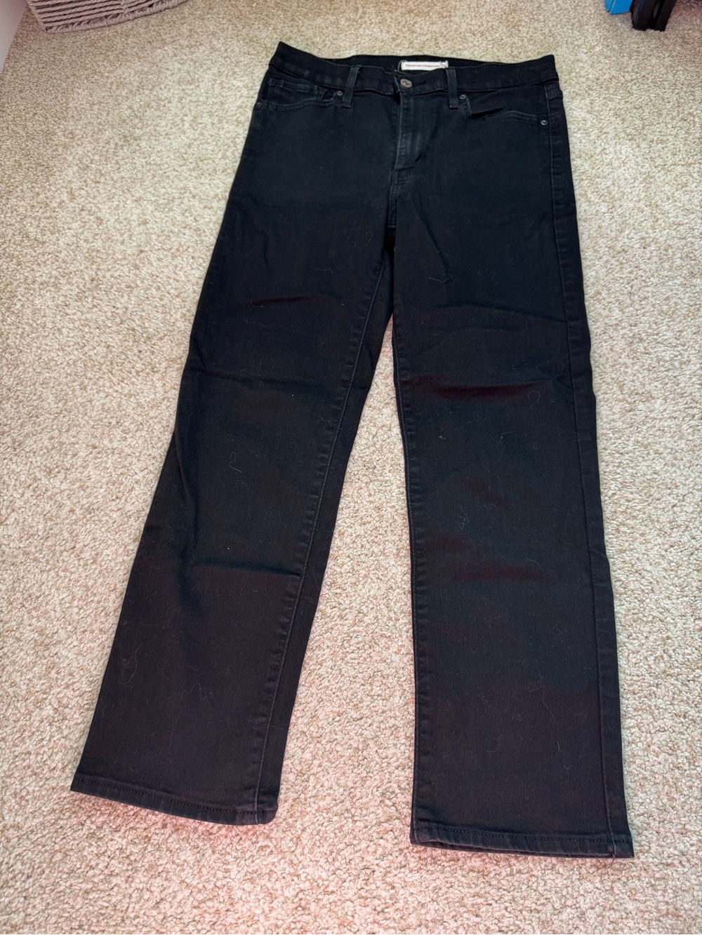 Levi's Women's Black Straight-Leg Jeans
